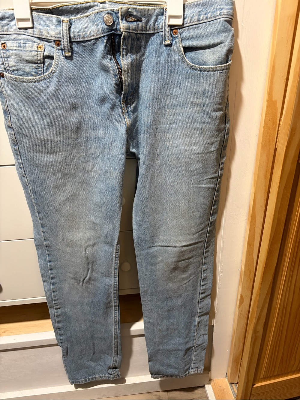 Levi’s 511, 33/32 Light Wash Blue Denim Jeans